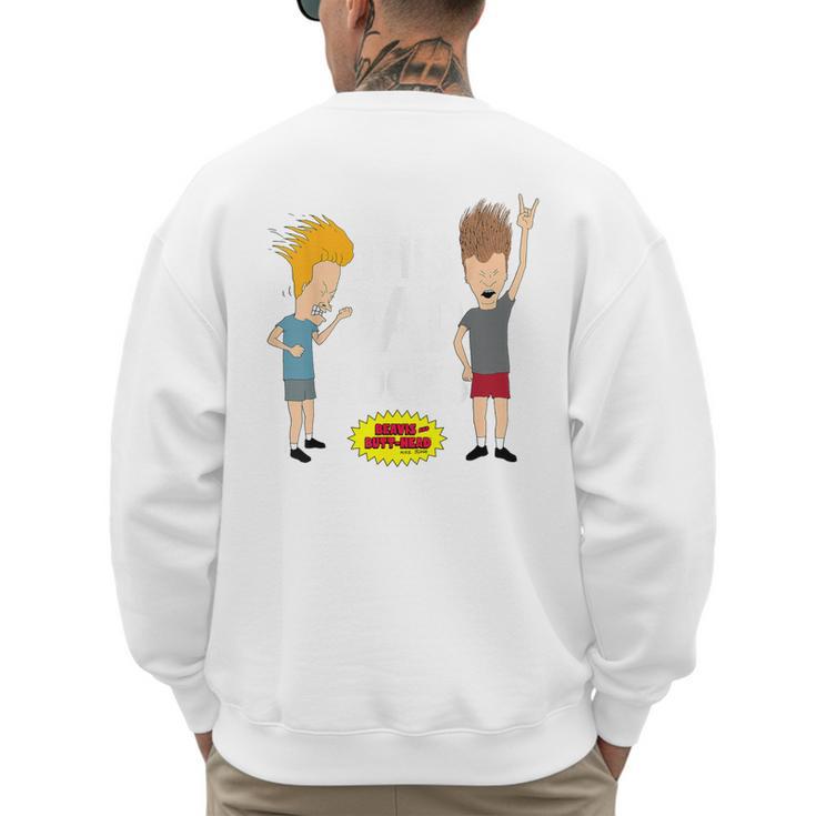 MTV Beavis And Butthead This Dad Rocks Men's Sweatshirt Back Print