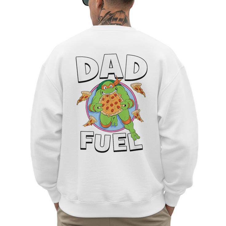 TMNT Michelangelo Dad Fuel Men's Sweatshirt Back Print