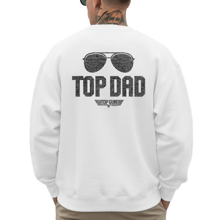 Top Gun Top Dad Men's Sweatshirt Back Print