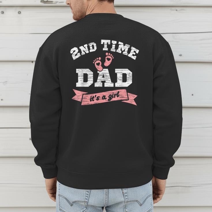 2nd Second Time Dad It's a Girl Gender Reveal Dad Of 2 Kids Men's Sweatshirt Back Print 2nd Second Time Dad It's a Girl Gender Reveal Dad Of 2 Kids Men's Sweatshirt Back Print