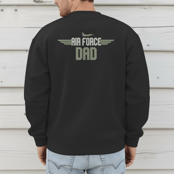 Air Force Dad United States US Air Force Father's Day 2023 Men's Sweatshirt Back Print