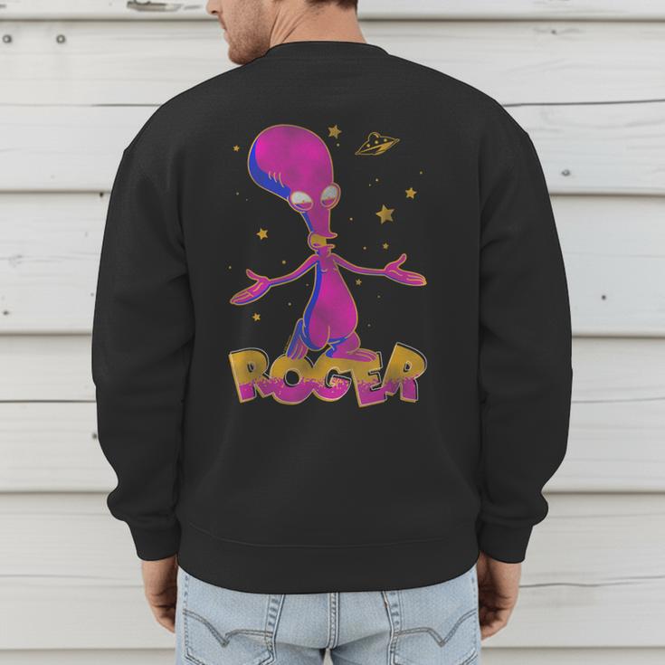 American Dad Outer Space Roger Cartoon Men's Sweatshirt Back Print