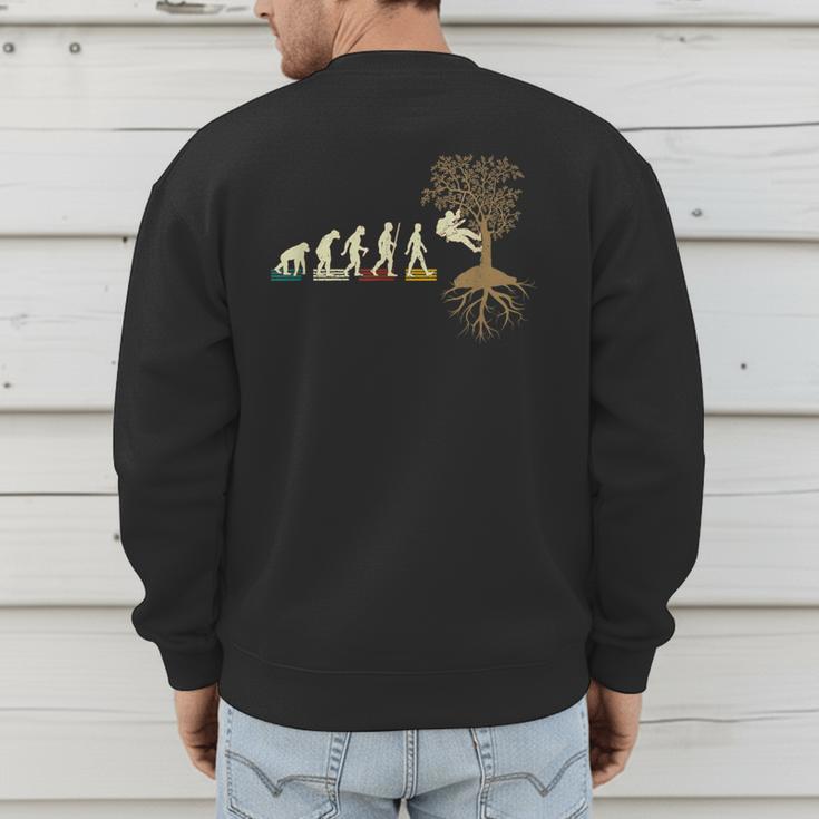 Arborist Tree Trimmer Classic Fit Short Sleeve Crew Neck Arborist For Him Husband Dad Friend Solid With Letter Print Size Small Men's Sweatshirt Back Print