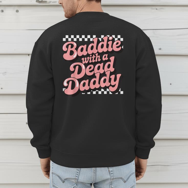 Baddie With A Dead Daddy Men's Sweatshirt Back Print
