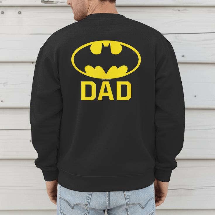Batman Bat Dad Men's Sweatshirt Back Print