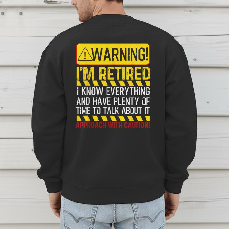 Best Retirement Novelty For Men Women Dad Grandpa Retirement Men's Sweatshirt Back Print Best Retirement Novelty For Men Women Dad Grandpa Retirement Men's Sweatshirt Back Print