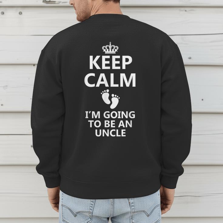 Best Uncle Art For Men Dad Pregnancy Reveal New Uncle To Be Men's Sweatshirt Back Print Best Uncle Art For Men Dad Pregnancy Reveal New Uncle To Be Men's Sweatshirt Back Print