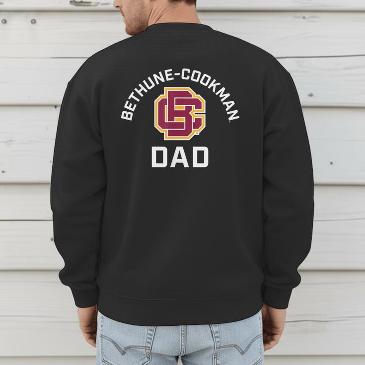 Bethune-Cookman University Wildcats Arched Dad Men's Sweatshirt Back Print