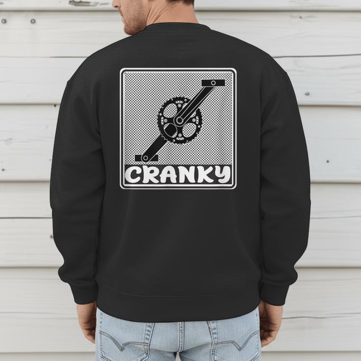 Bicycle DADS Old Guy WHO Ride Bikes BMX Mountain OR Road Men's Sweatshirt Back Print