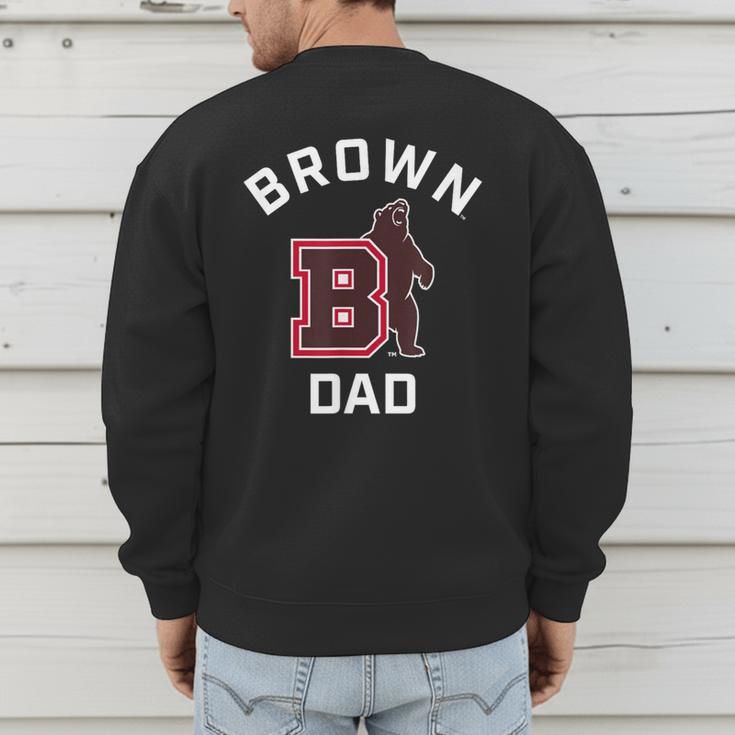 Brown University Bears Arched Dad Men's Sweatshirt Back Print