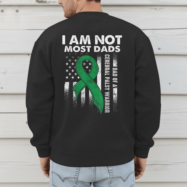 Cerebral Palsy CP Awareness Most Dads Warrior Survivor DA1 Men's Sweatshirt Back Print
