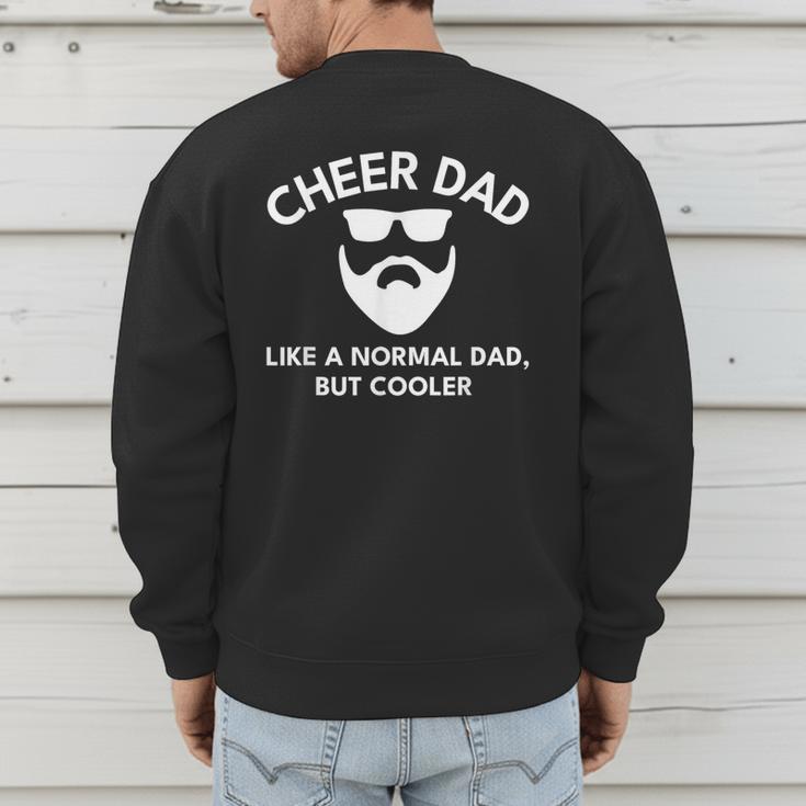 Cheer Dad Cheerleading Bearded Definition Men's Sweatshirt Back Print Cheer Dad Cheerleading Bearded Definition Men's Sweatshirt Back Print