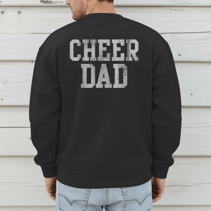 Cheer Dad Cheer Leading Cheer Leading Men Dad Father Men's Sweatshirt Back Print