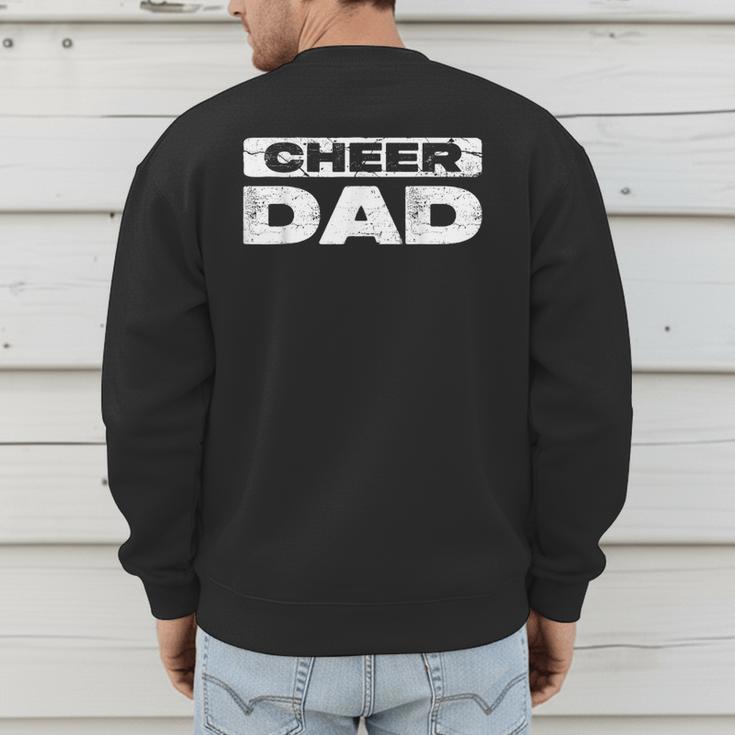 Cheer Dad Shirt Men Fathers Day Cheerleading Dad Men's Sweatshirt Back Print