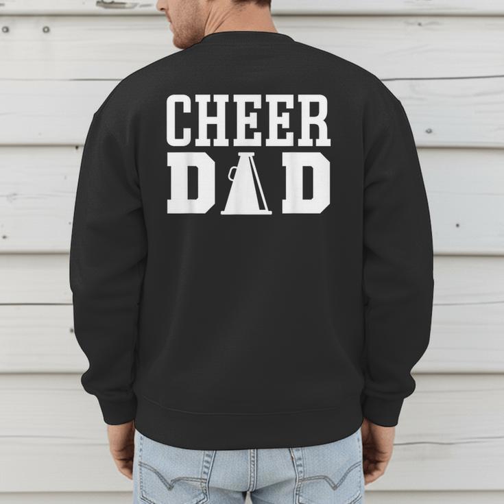 Cheerleading Dad Apparel For Cheer Dad Men's Sweatshirt Back Print
