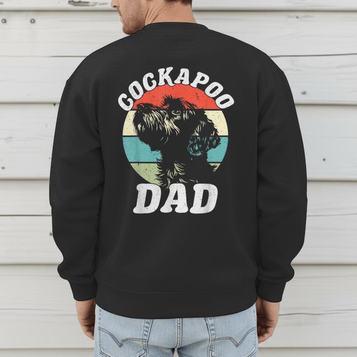 Cockapoo Dad Dog Father's Day Vintage Pet Men Women Kids Men's Sweatshirt Back Print