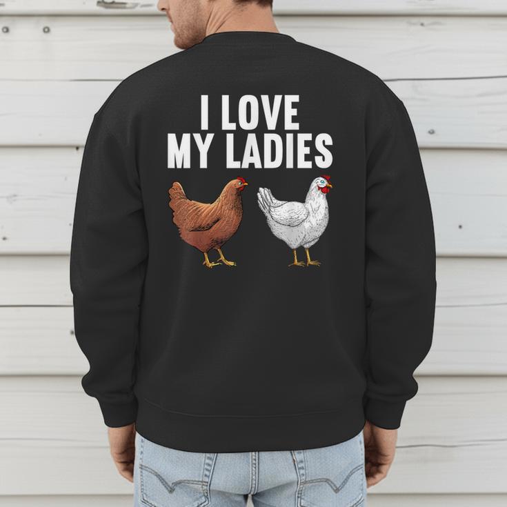 Cool Chicken Art For Men Women Dad Rooster Chicken Farmer Men's Sweatshirt Back Print Cool Chicken Art For Men Women Dad Rooster Chicken Farmer Men's Sweatshirt Back Print