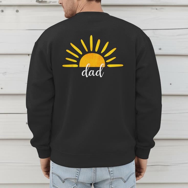 Dad Of The Birthday First Trip Around The Sun Birthday Men's Sweatshirt Back Print