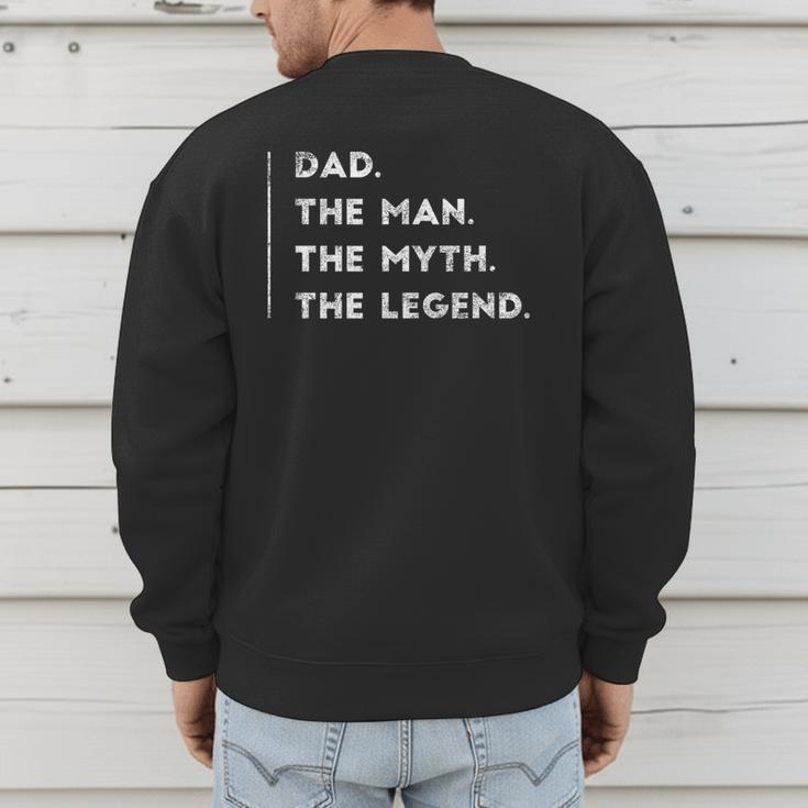 For Dad Birthday From Son Daughter Cool Small Men's Sweatshirt Back Print