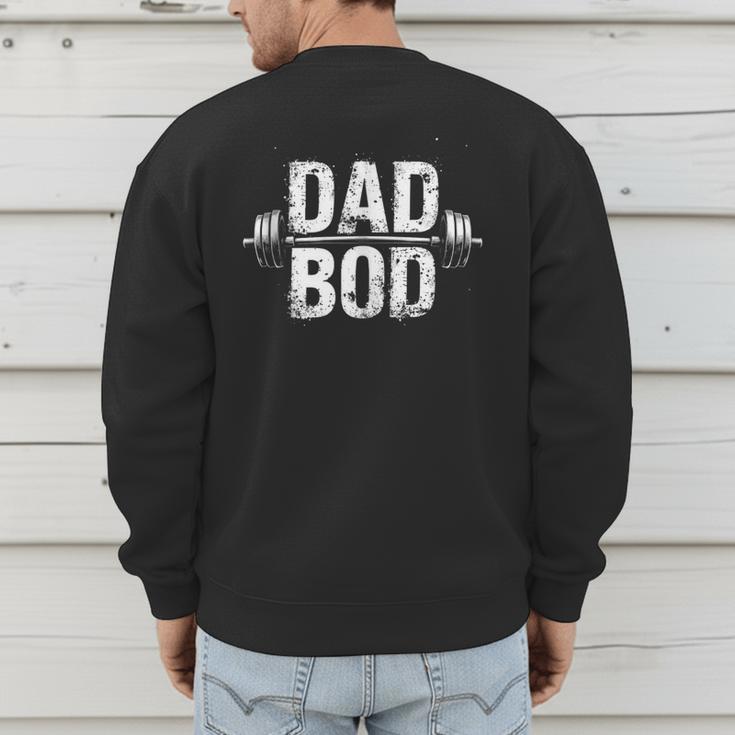 Dad Bod Men's Sweatshirt Back Print