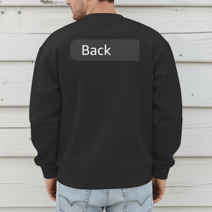 My Dad Is My Guardian Angel Men's Sweatshirt Back Print
