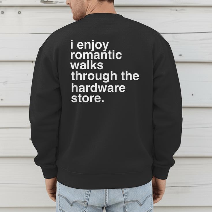 Dad Handyman Hardware Store Tools Men's Sweatshirt Back Print