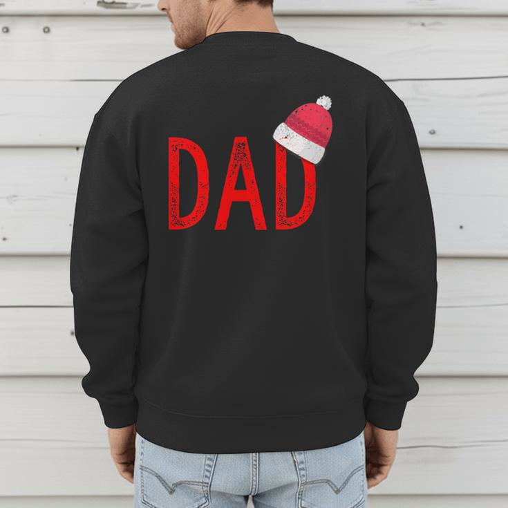 Dad Xmas PJs Christmas Pajamas And Xmas PJ Family Shirt Men's Sweatshirt Back Print