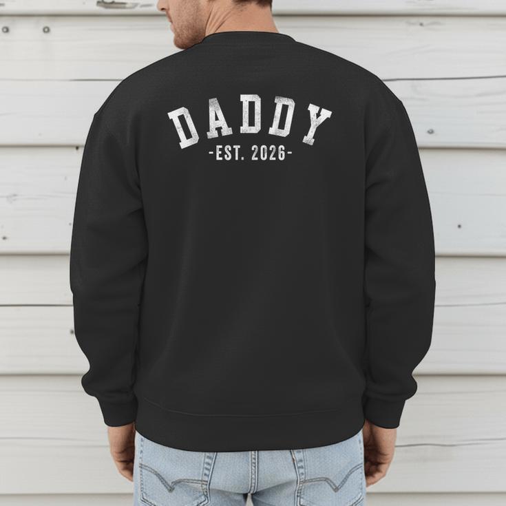 Daddy 2026 Classic Bold Font Men's Sweatshirt Back Print