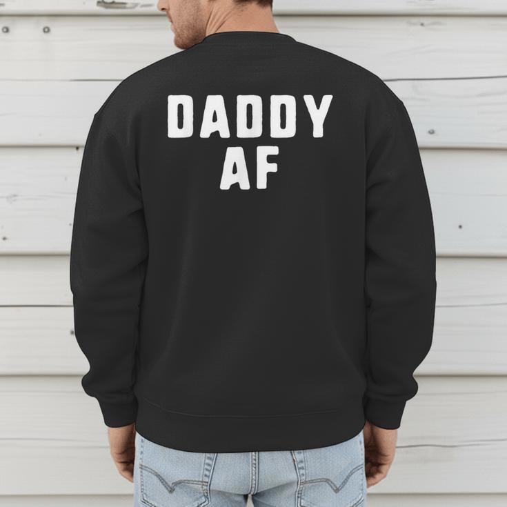 Daddy AF As Fuck Christmas T-Shirt Men's Sweatshirt Back Print Daddy AF As Fuck Christmas T-Shirt Men's Sweatshirt Back Print