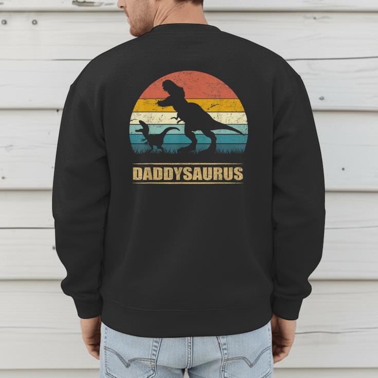 Daddysaurus DadRex Dinosaur Men Men's Sweatshirt Back Print