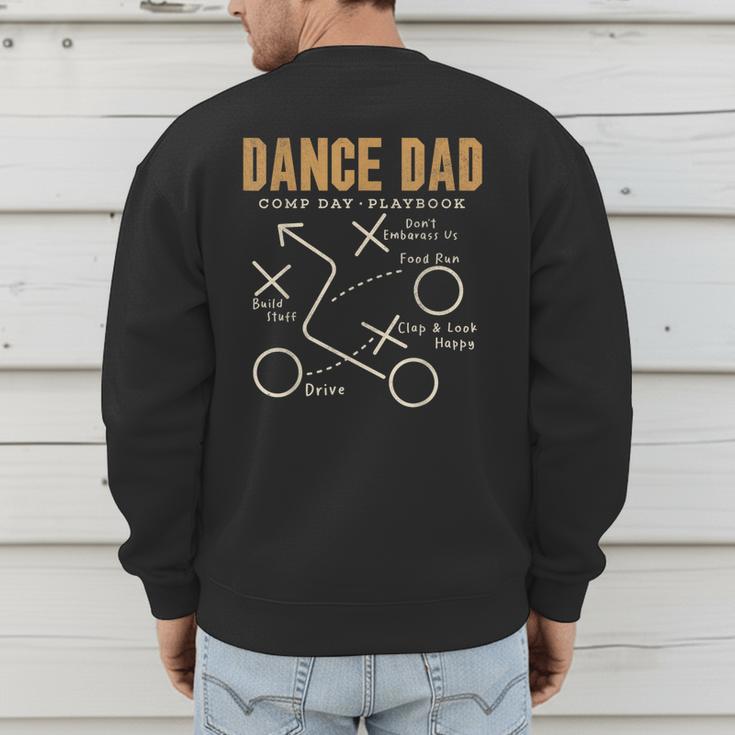 Dance Dad Shirt Proud Dancer Dancing Father Men Tee Men's Sweatshirt Back Print