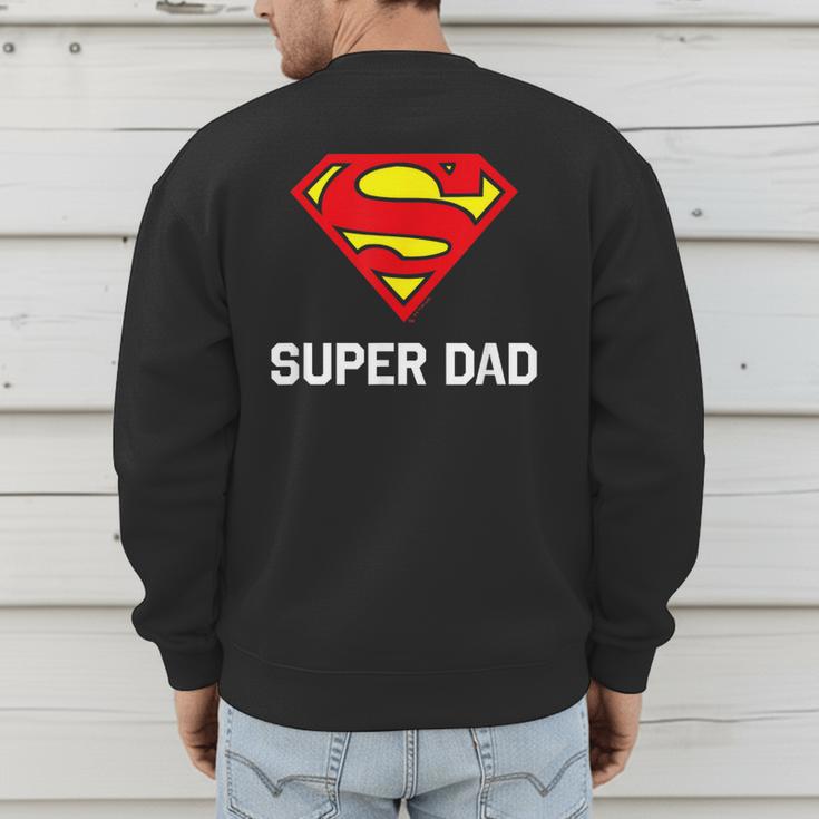 DC Comics Superman Father's Day Super Dad Logo Men's Sweatshirt Back Print