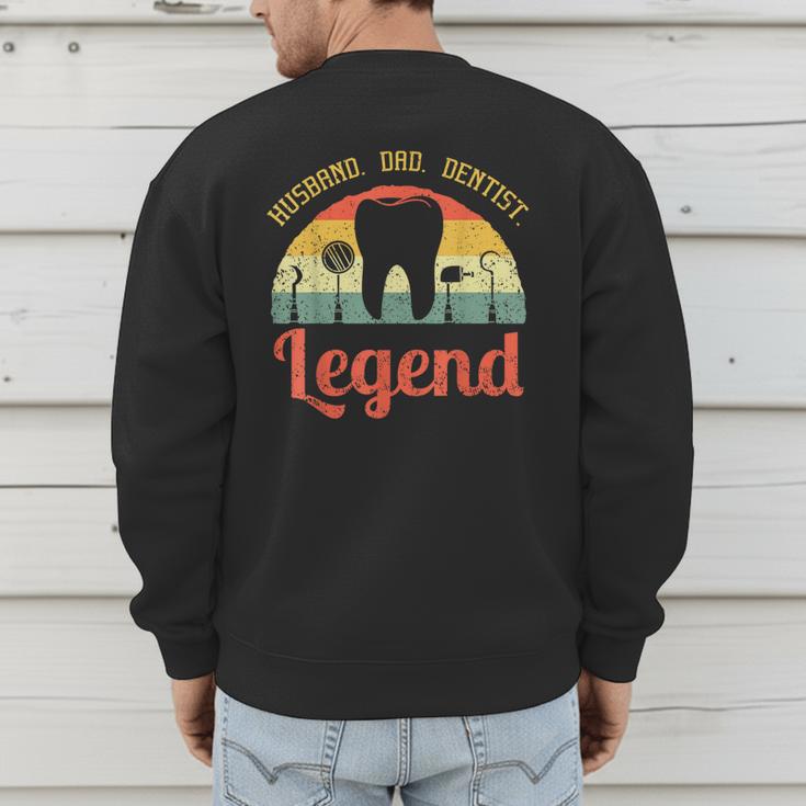 Dentist Dental Surgeon Dentistry Husband Dad Oral Hygiene Men's Sweatshirt Back Print Dentist Dental Surgeon Dentistry Husband Dad Oral Hygiene Men's Sweatshirt Back Print