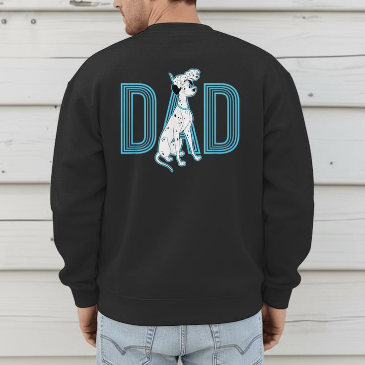 Disney 101 Dalmatians Pongo And Penny Dad Men's Sweatshirt Back Print