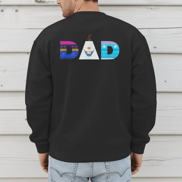 Disney Frozen Elsa Anna Olaf Dad Father's Day Birthday Men's Sweatshirt Back Print Disney Frozen Elsa Anna Olaf Dad Father's Day Birthday Men's Sweatshirt Back Print