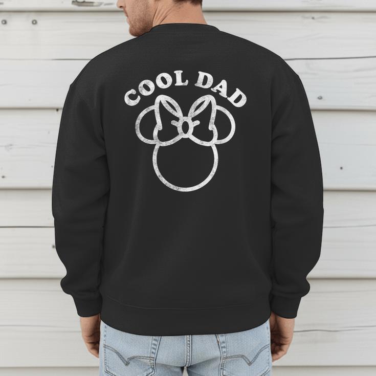 Disney Minnie Mouse Father's Day Girl Cool Dad Distressed Men's Sweatshirt Back Print Disney Minnie Mouse Father's Day Girl Cool Dad Distressed Men's Sweatshirt Back Print