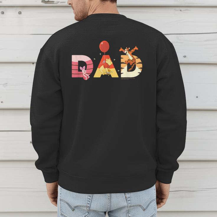 Disney Winnie The Pooh And Friends Dad Father's Day Birthday Men's Sweatshirt Back Print Disney Winnie The Pooh And Friends Dad Father's Day Birthday Men's Sweatshirt Back Print