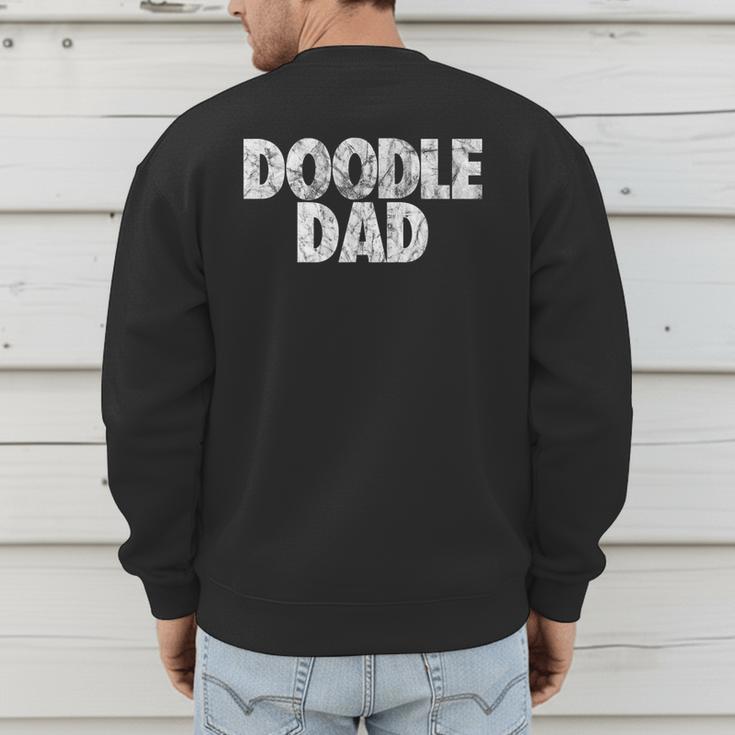 Doodle Dad Shirt Goldendoodle Dad Men's Sweatshirt Back Print