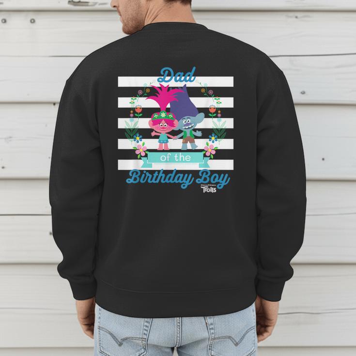 DreamWorks Trolls Dad Of The Birthday Boy Men's Sweatshirt Back Print