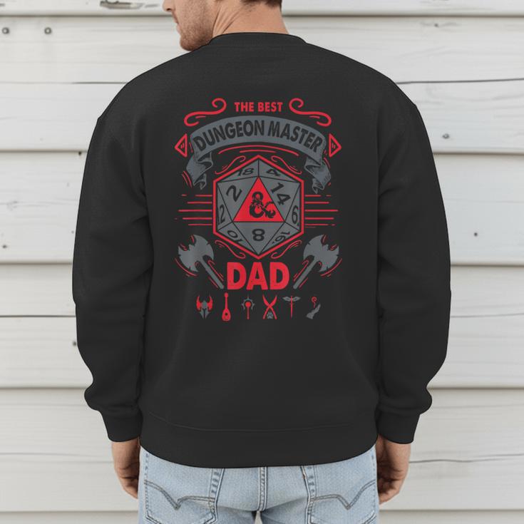 Dungeons & Dragons The Best Dungeon Master Dad Die Logo Men's Sweatshirt Back Print Dungeons & Dragons The Best Dungeon Master Dad Die Logo Men's Sweatshirt Back Print