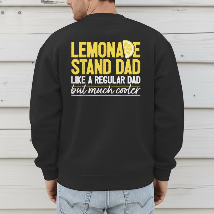 Family Lemonade Stand Dad Men's Sweatshirt Back Print Family Lemonade Stand Dad Men's Sweatshirt Back Print
