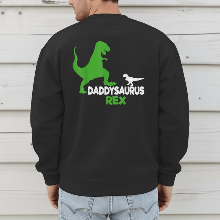 Father's Day Idea Daddysaurus Rex T-Shirt Men's Sweatshirt Back Print Father's Day Idea Daddysaurus Rex T-Shirt Men's Sweatshirt Back Print