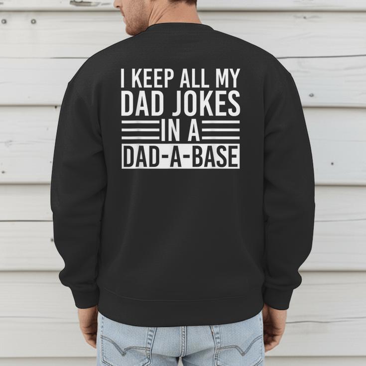 Father's Day Nerd Programmer Dad Jokes Men's Sweatshirt Back Print