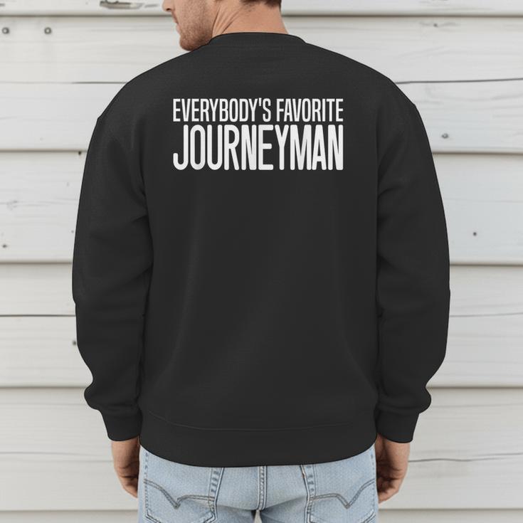 Favorite Electrician Journeyman Appreciation For Dad Men's Sweatshirt Back Print Favorite Electrician Journeyman Appreciation For Dad Men's Sweatshirt Back Print