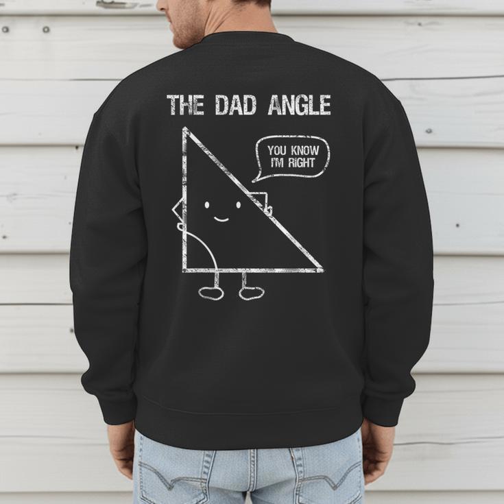 Geometry Shirts For Dads Who Love Math Father's Day Men's Sweatshirt Back Print