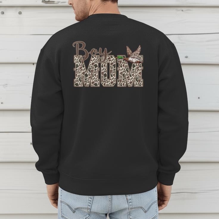 Hunting Boy Mom Duck Camouflage Camo Preppy Camo Dad Men's Sweatshirt Back Print Hunting Boy Mom Duck Camouflage Camo Preppy Camo Dad Men's Sweatshirt Back Print