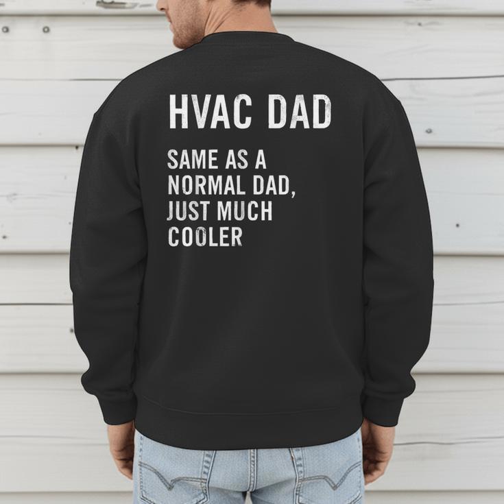 HVAC Dad Definition HVAC Technician Men's Sweatshirt Back Print