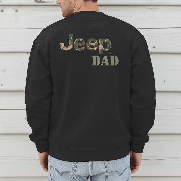 Jeep Dad Officially Licensed Men's Sweatshirt Back Print