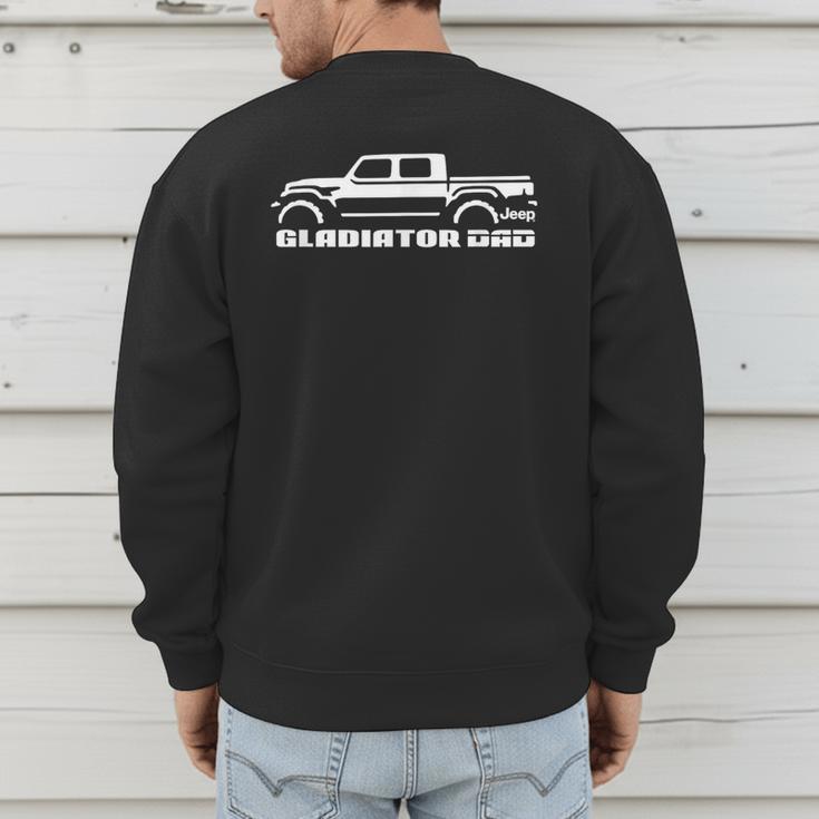 Jeep Gladiator Dad Officially Licensed Men's Sweatshirt Back Print