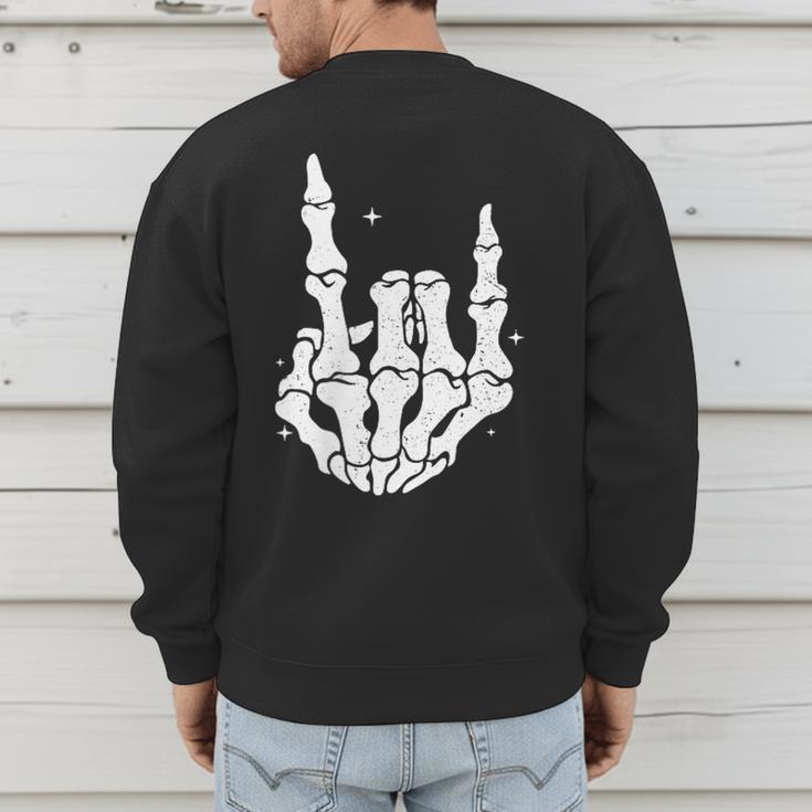 Just A Dad Who Always Came Back 2 Sided Skeleton Men's Sweatshirt Back Print Just A Dad Who Always Came Back 2 Sided Skeleton Men's Sweatshirt Back Print